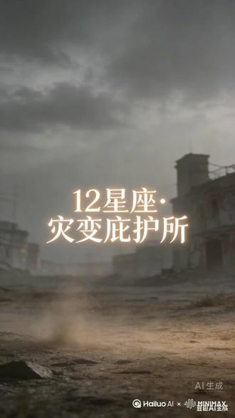 全球灾变降临,12星座专属庇护所 #ai助眠 #随变ai随便玩