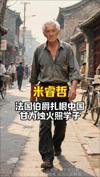 米睿哲用一生告诉我们:真正的贵族,是精神的高贵 #人物故事 #感动瞬间 #传奇人生