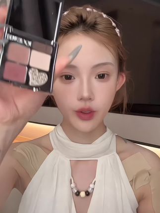 摇甜滚心新品一盘搞定全脸妆容,眉毛也可以搞定👍不会化妆的姐妹也能轻松驾驭。#多用眼影盘 #眼影教程 #眼影盘推荐#猪美丽