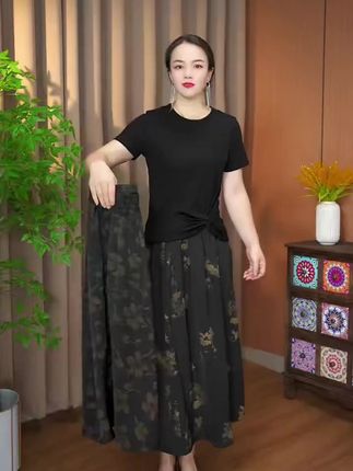 新款立体缎面半裙,高腰显瘦,中年妈妈气质百搭必备! #新款妈妈裙 #立体缎面裙 #立体缎面半裙 #新款半裙 #百搭半裙