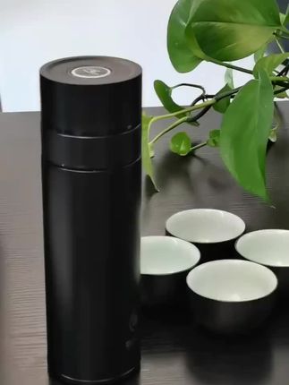 一键开盖新款速开保温杯大容量不锈钢保温杯泡茶保温杯家用保温杯