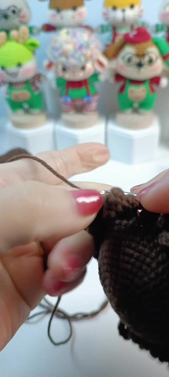 可可爱爱的小精灵挂件#手工毛线玩偶 #毛线手工制作玩偶 #手工编织零基础教学