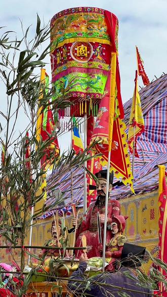 观珠严坑公王平安大醮,听说是隔了八十多年才举行一次,搞得特别特别隆重#习俗风俗 #非物质文化遗产#庙会活动