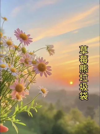 #好物推荐🔥 #草莓熊背心垃圾袋 60个