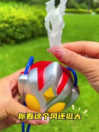 为儿童设计的超人风扇,安全清凉,宝妈省心#挂脖风扇#便携风扇 #夏日清凉