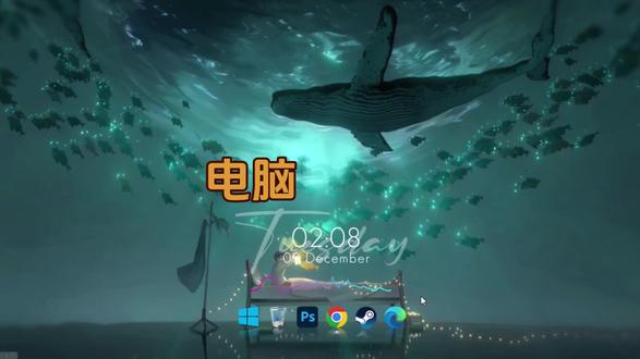 电脑桌面升级!好看壁纸轻松get #wallpaper #桌面美化插件 #电脑知识