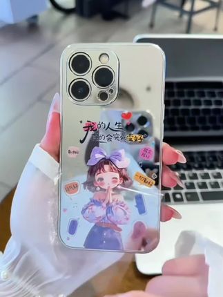 人生突然变好电镀镜面壳适用苹果16华为vivo小米oppo防摔女手机壳手机壳#高端大气上档次这也太漂亮了 #好物推荐🔥 #超好看