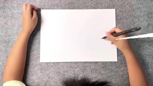 小孩鬼画符,我来改成一幅京剧角色图 小屁孩这一笔画得真绝~~看我改成什么··#随地大小画#灵魂画手#亲子互动游戏#创意绘画手工#在家陪娃日常