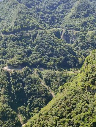 #大山里的原生态 #户外登山 #悬崖峭壁 #走进大山深处