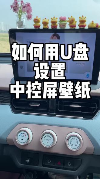 今天来教大家如何用U盘设置中控壁纸#用车知识分享 #用车体验 #奇瑞qq冰淇淋 #用车小技巧