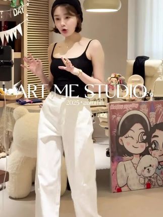 火锅裤两穿款瓜瓜怒推极简莱赛尔棉超修饰身材随意休闲裤#高级穿搭 #气质范 #高级感穿搭 #韩系穿搭 #时髦穿搭