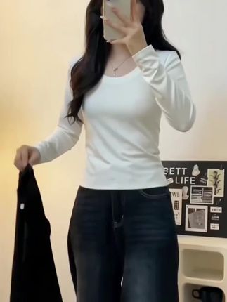 #内搭#长袖 #打底衫#百搭打底 #长袖打底衫