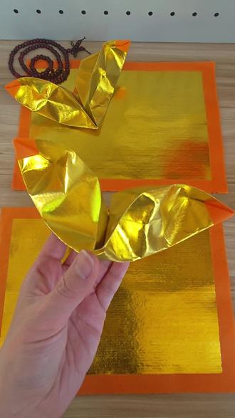 双元宝#折纸 #折元宝# 折金元宝