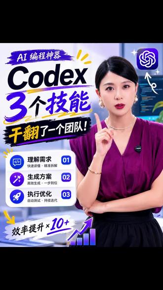 模型越强,Codex 越值钱
#Codex#AI工具#AI副业#AI自动化#AI提效@抖音小助手