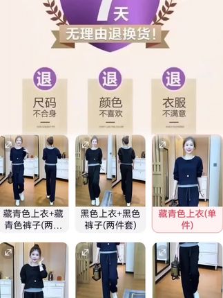 雅鹿休闲时尚套装秋季新款洋气假两件上衣阔腿裤运动两件套