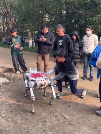 智能仿生机器狗2025新款儿童电动遥控机械玩具ai人工编程男孩礼物#机械 #玩具