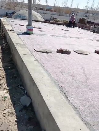 防水土工布毛毡布大棚养殖保温防水屋顶防寒漏雨两布一布一膜毛毡 #防水土工布 #大棚养殖必备 #保温防雨神器