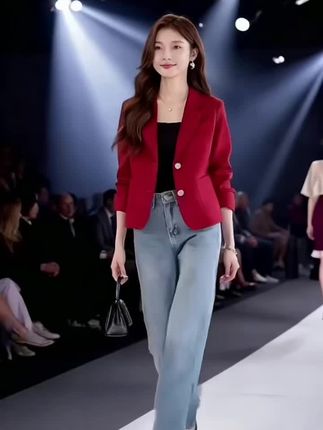 这件短款西装也太绝了!加棉加厚的设计,保暖又有型,卡其色经典百搭, 随便搭都好看,短款版型超显高,轻松穿出三七分比例!休闲又不失干练,通勤约会都合适 小个子姐妹闭眼冲,谁穿谁是时髦精!#西装外套 #高级感穿搭 #加棉加厚小西装 #怎么这么好看 #秋冬新款