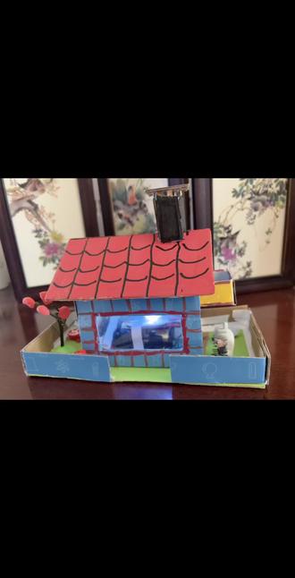 #手工作业 小宝的手工作业,还有个声控灯🤭