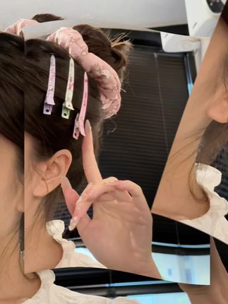 20个装可爱KT猫星星金属长条发夹夏季新款甜美百搭刘海鸭嘴夹#刘海鸭嘴夹