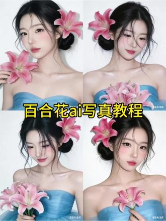 百合花妆造豆包AI指令教程来了 百合花写真AI 百合花写真AI指令 百合花肖像写真AI 豆包百合花生成指令 花卉写真AI指令 #AI粉调花卉写真 #百合花妆造 #捕捉春天里的粉彩 #豆包出大片有两把刷子 #豆包ai 百合花拍照