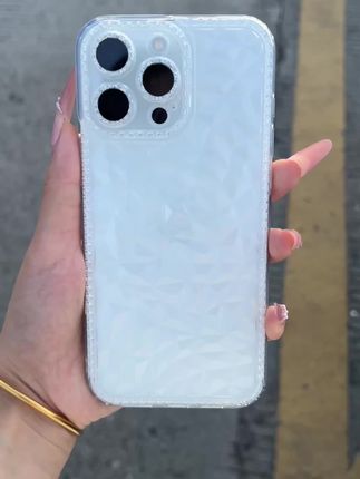 #镜头全包#钻石纹手机壳 #透明不发黄