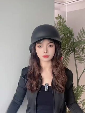 结实好看的头盔我真的太喜欢了! 防晒透气轻便的电动车摩托车头盔!男女通用,头围可调节,鸭舌帽头盔#电动车头盔 #头盔 #鸭舌帽头盔