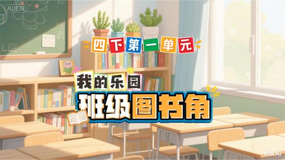 四年级下册第一单元同步作文:我的乐园-班级图书角 #同步作文 #小学作文 #优秀作文 #四年级作文 #教育校园 @DOU+小助手