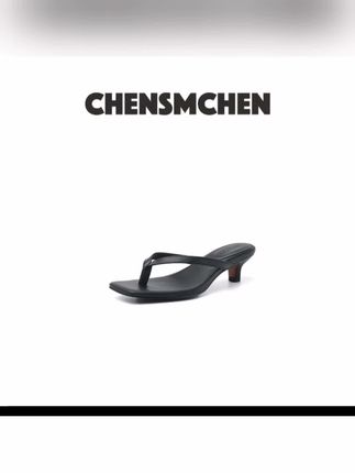 CHENSMCHEN 简约舒适夹趾时尚经典百搭方头凉拖w10#便宜好货#我要上热门#爆款热闹中