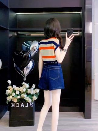 #39017937104#时尚套装#夏季新款 #显高显瘦显腿长