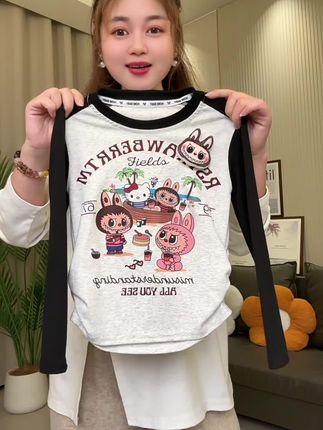 女儿心心念念的立体玩偶纯棉打底衫,不仅好看又洋气,还超舒服,这么便宜的价格,没想到品质这么好#女童打底衫 #纯棉打底衫 #打底衫 #预制国庆出游穿搭 #无限回购的宝藏单品