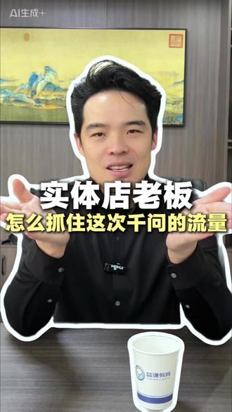 实体店老板怎么抓住这次千问热点事件 #如何运营实体店 #千问 #千问免单卡 #热点 #抖音年味vlog大赏