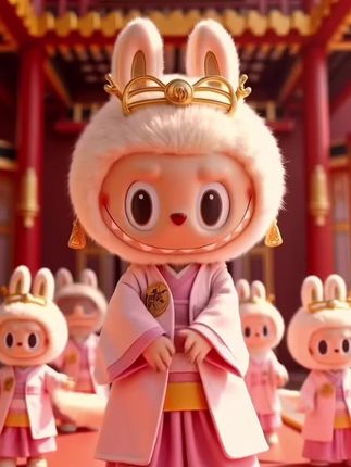 宫斗剧又开始啦#Labubu #labubu搪胶毛绒公仔 #labubu马卡龙搪胶脸 #拉布布