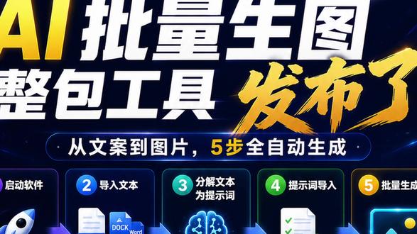 AI批量出图,终于发布了 以前做AI绘画:
复制提示词 → 粘贴 → 出图 → 保存
一天重复几百次…
现在我直接:
✅ 一键导入提示词
✅ 自动排队生成
✅ ComfyUI后台批量跑图
✅ 自动保存分类
真正实现:
AI绘画流水线自动化。
睡一觉起来,文件夹已经全是成品。#AI绘画#ComfyUI#AI自动化#批量出图#AI生产力