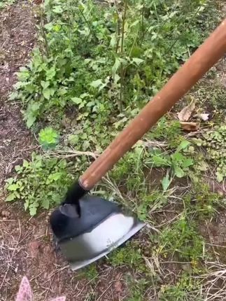 新款农用长柄锄草神器锄地除草锄头专用全钢加厚农具户外挖土种菜#太好用了 #好物推荐🔥