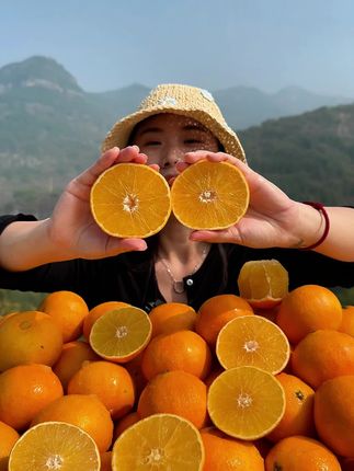 皮薄肉大,口口爆汁的爱媛果冻橙终于成熟了,快来尝尝