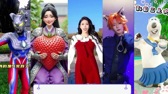 盘点不同风格的舞蹈和歌曲#哪吒#热恋冰淇淋 #刀马刀马 #奥特曼#科目三