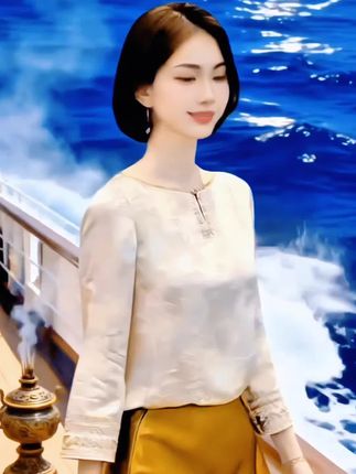 #复古小衫#国风古韵 #早秋姐感气质穿搭 #早秋穿搭显贵法则 #早秋实用穿搭全是干货