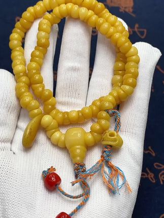 #原创视频 #驼骨黄油透大肠念珠 #古珠之美