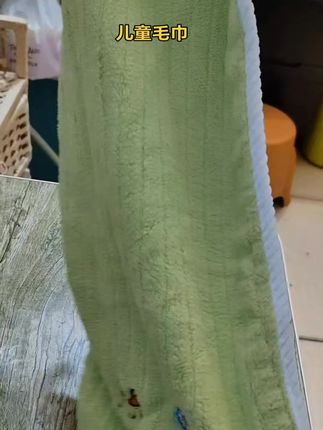 儿童毛巾吸水性不错,不掉毛#儿童毛巾
