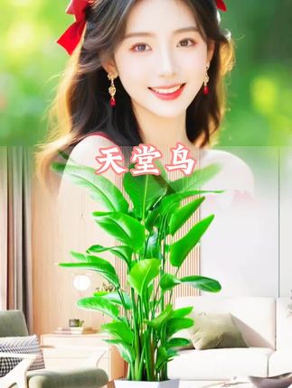 绿植盆栽天堂鸟叶立高80-100CM客厅办公室净化空气好养活#天堂鸟绿植 #天堂鸟 #花卉绿植