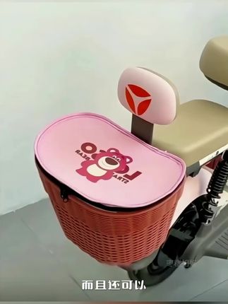 #电瓶车电动车后置车筐储物置物车篮车篓后尾箱放书包防水装饰配件#电动车后置车筐 #电动车车篓 #防水储物蓝