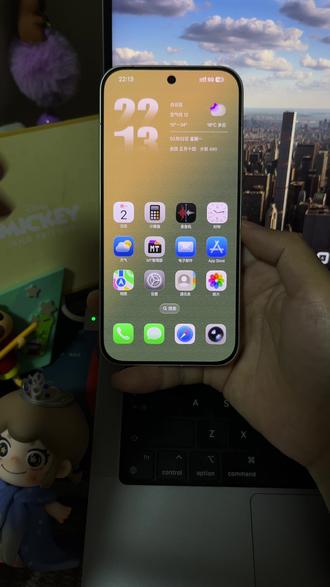 小米红米手机,渐变风格,桌面时钟小组件; #玩机技巧 #小米时钟小组件 #小米玩机技巧 #桌面美化