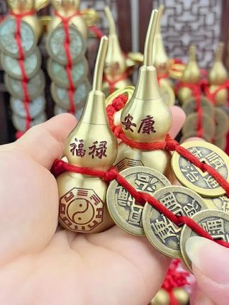 #五帝钱挂件。#传统文化。