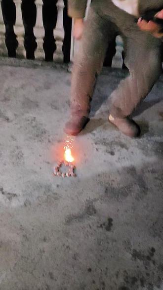 26年第一场烟花秀#烟花 #农村生活 #热门