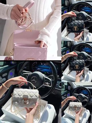 Clever&Ketch生日礼物送老婆女友送闺蜜高档实用轻奢菱格小方包#抖音大大我要上热门 #七夕礼物#送老婆的生日礼物 #包包推荐时尚搭配 #包包推荐