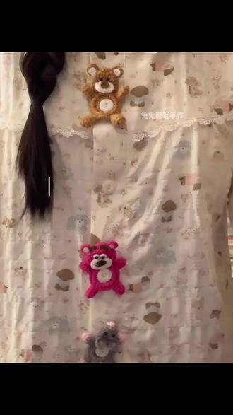 咕咕鸡钩织纽扣套视频教程 #手工diy #咕咕鸡钩织教程图解 #纽扣套 #钩针教程