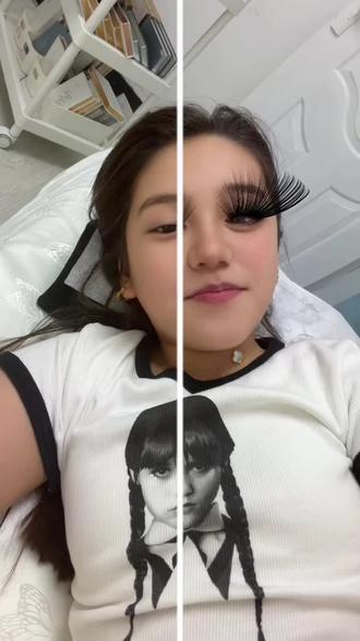 姐姐平时都化这么浓的妆吗?!#娱乐