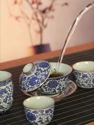 好久没淘到这么好用的盖碗了#盖碗泡茶 #悬停盖碗 #喝茶那点事 #茶具好物推荐 #景德镇陶瓷