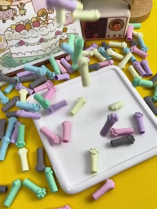 【20个软!铅笔帽】铅笔帽铅笔延长器小学生专用防断笔帽学习用品#笔帽#专用#学习#学习用品#铅笔帽